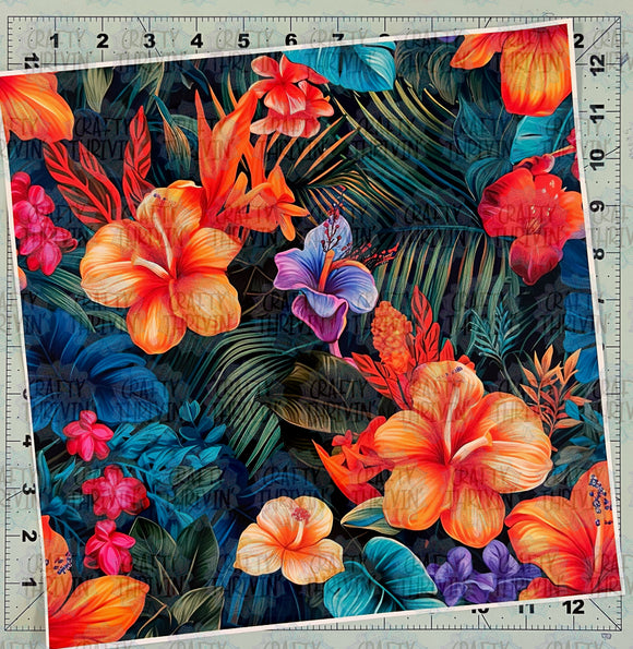 Tropical Floral Light Color - 1180