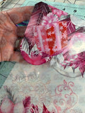 Pink Christmas Top/Bottom AB Clear Cast -