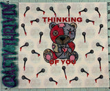 Thinking of You 30oz Tumbler Wrap AB Clear Cast