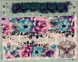 Blue Purple Floral (Makerville) AB Clear Cast Set - 1267