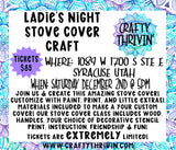 Craft & Snacks Stove Cover Event