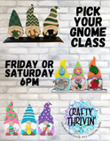 Craft & Snacks Pick Your Gnome