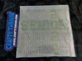 Senior 2024 Bling Transfer (Crystal AB, Light Green)