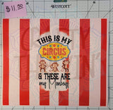 Glitter Clear Cast My Circus 20oz Wrap