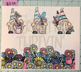 Gnome Floral AB Clear Cast Set - 579