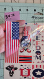 Patriotic Pen Wrap AB Set - 357