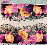 Halloween Floral Ends AB Clear Cast Set - 578