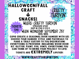 Halloween/Fall Craft & Snacks 9.21 Event