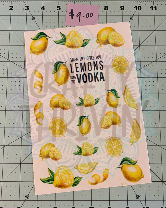 Lemons & Vodka Set
