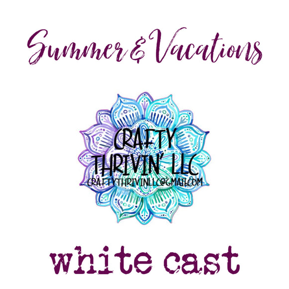 Summer & Vacations White Cast