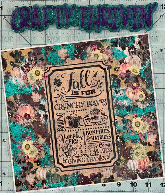Fall Is For Grunge 30oz Wrap - 1294