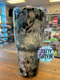 Let It Bee Tumbler with Snowglobe Bottom