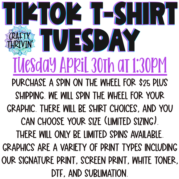 TikTok T-Shirt Tuesday