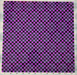 Bright Purple Checker - 1129