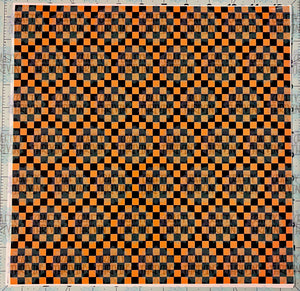 Bright Orange Checker - 1125