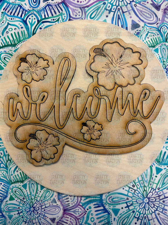 Tropical Welcome Wood Kit