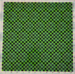 Bright Green Checker - 1124