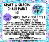 Craft & Snacks Chalk Paint 101
