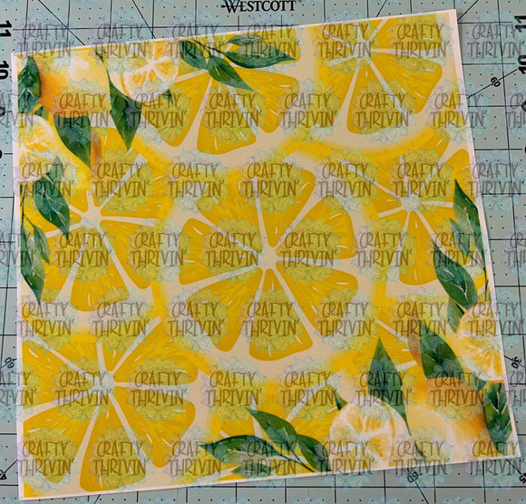 Lemons For Days 30oz Tumbler Wrap - 955