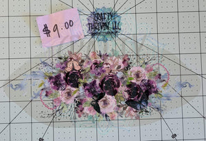 Find Joy Floral Collage AB Clear Cast