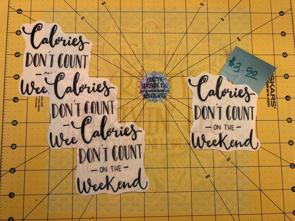 Calories Don’t Count on Weekends