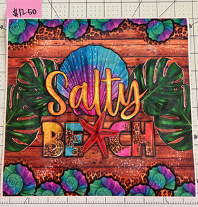 Salty Beach 30oz Wrap Glitter White Cast - 490