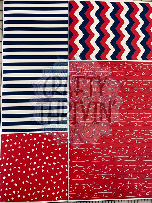 Red White & Blue (2) VP5129 PAP