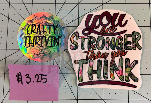 Stronger Than you Think