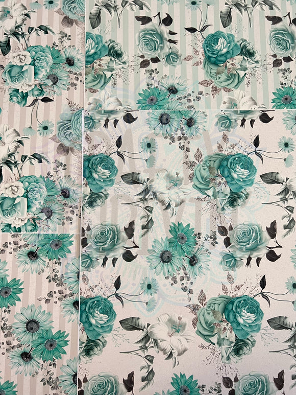 Turquoise Floral VP5158 CUDTF
