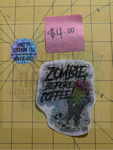 Metallic Confetti Zombie