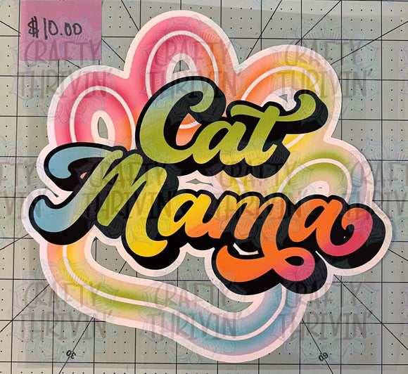 Cat Mama Signature HTV
