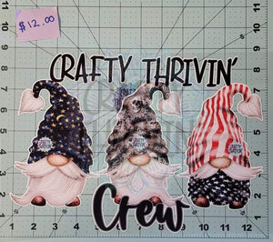 Crafty Crew Gnomes SuperSoft HTV