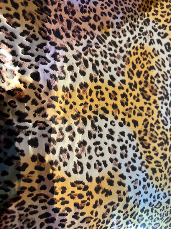 Brown leopard foil