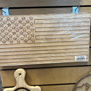 Wood American Flag