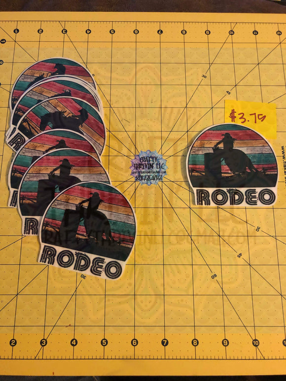 Larger Rodeo Silhouette