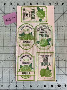 Tequila Drink Label Set