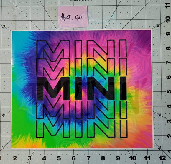 Tye Dye Mini 20oz Tumbler Wrap - 106